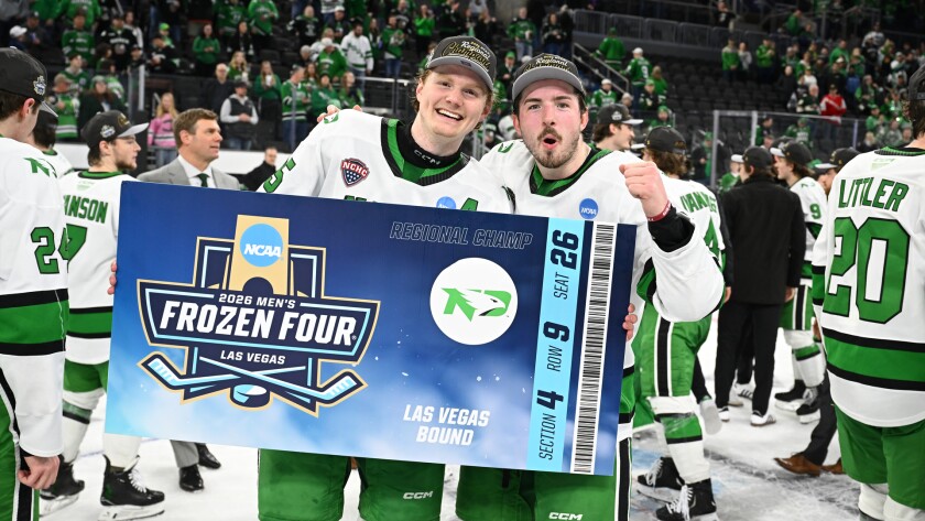 NCAA Mens Hockey 2026: Quinnipiac v North Dakota MAR 26