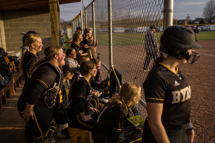 Pine Island, Byron softball