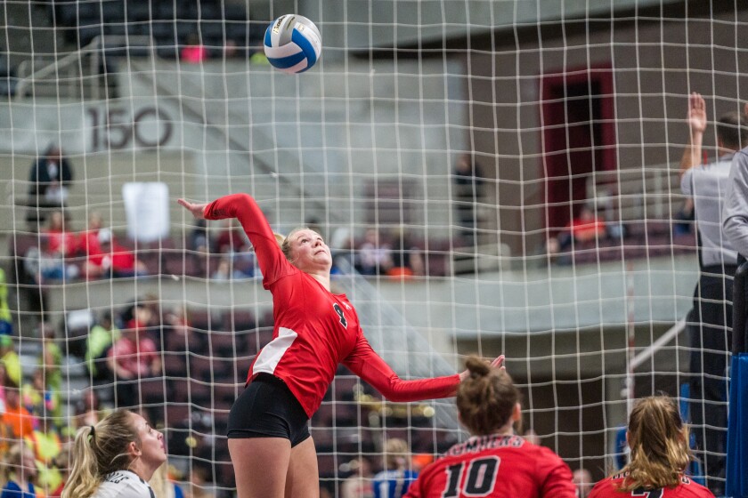 Section 1A, 1AA girls volleyball semifinals