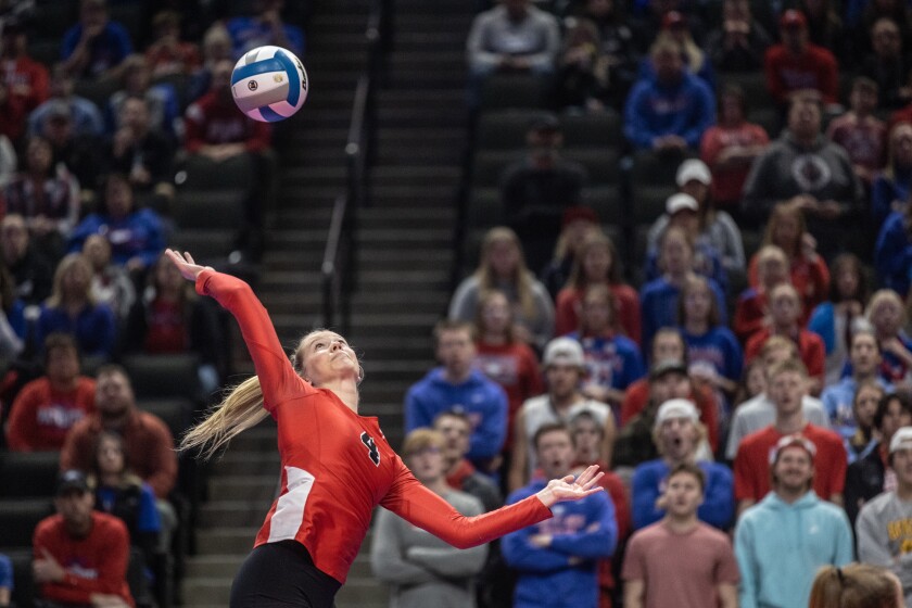 Cannon Falls, Pequot Lakes Class AA Championship volleyball