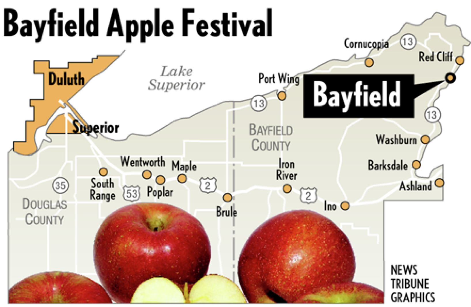 Bayfield happily celebrates apples in annual festival Duluth News