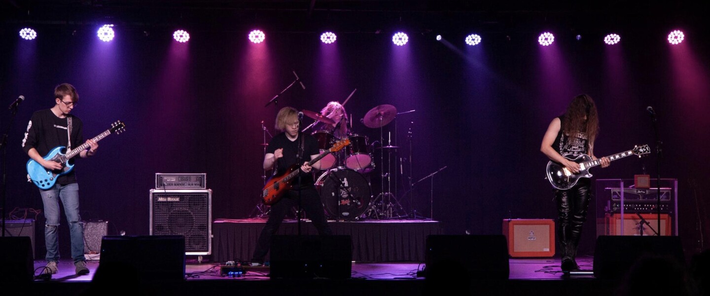 The rock band Gradience features influences ranging through the decades.