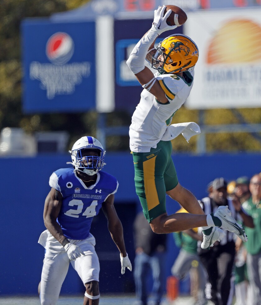 Healthy season, radio experience helped Bison WR Mathis with ...