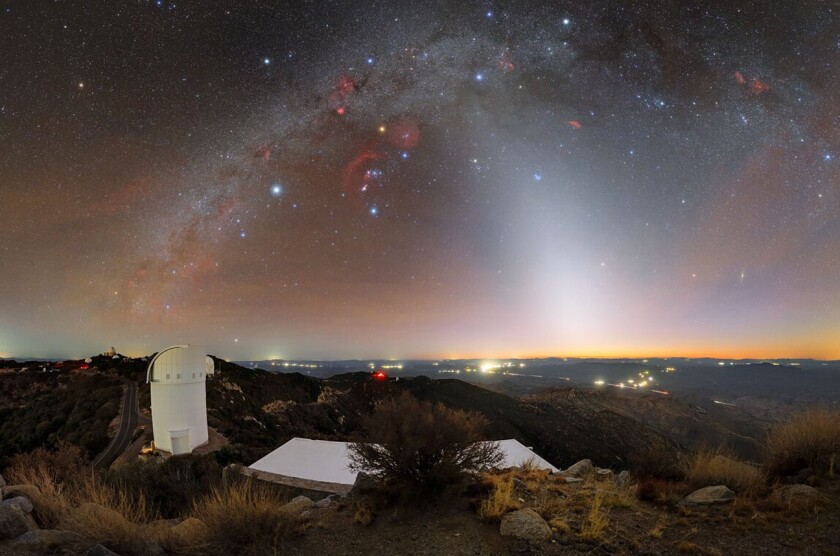 Kitt Peak zodiacal light
