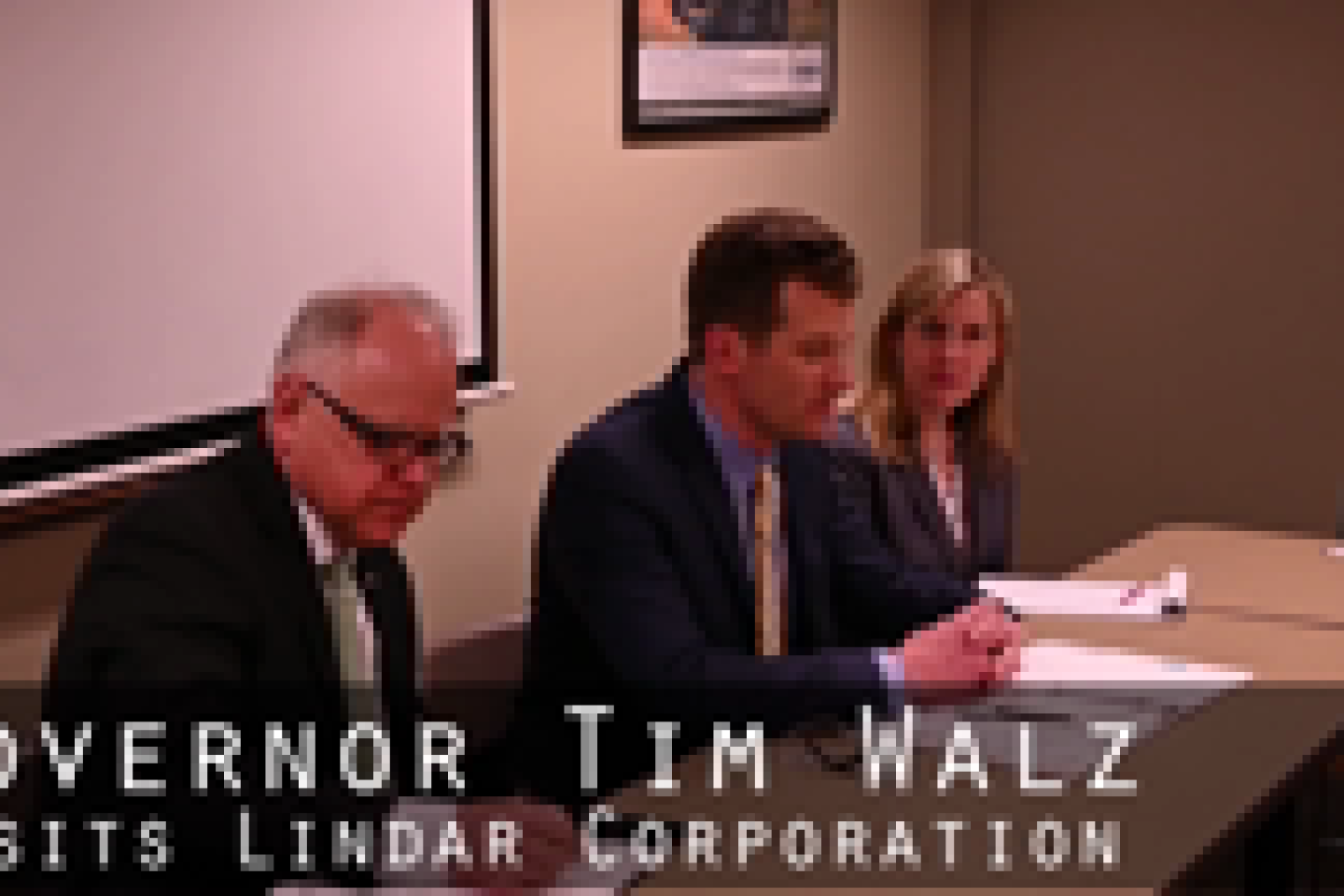 Governor Tim Walz Visits Lindar Corporation Brainerd Dispatch News