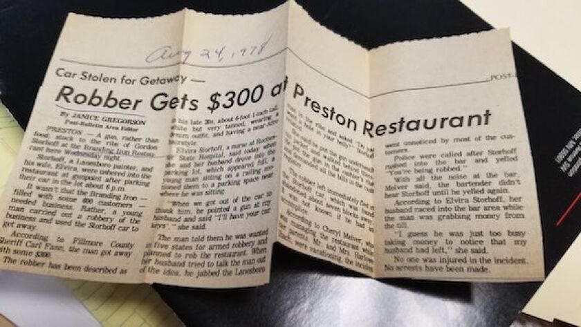 Branding Iron robbery