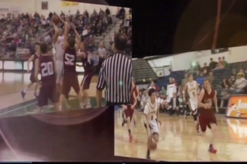 Oak Grove versus Flasher 2014 Boys Basketball Class B
