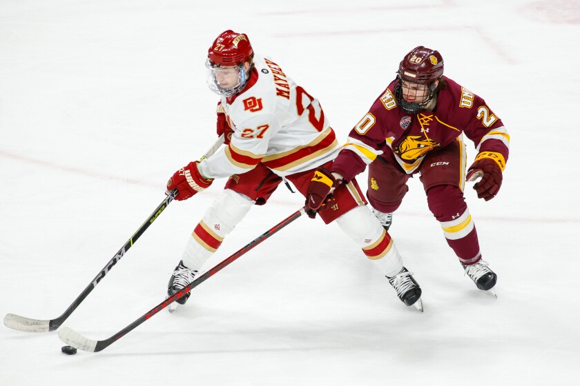 UMD gets 30 saves from Fanti, goal by Biondi to advance to ...