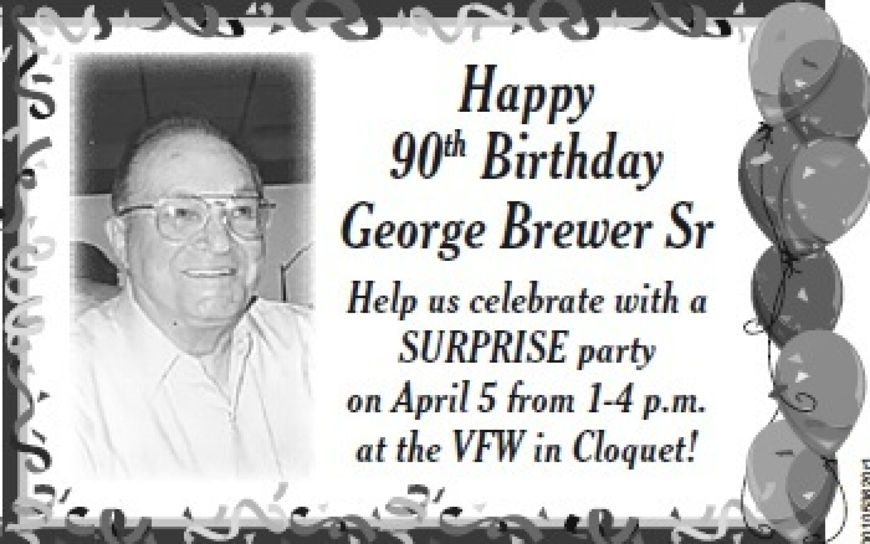 George Brewer St Birthday - Duluth News Tribune | News, weather, and