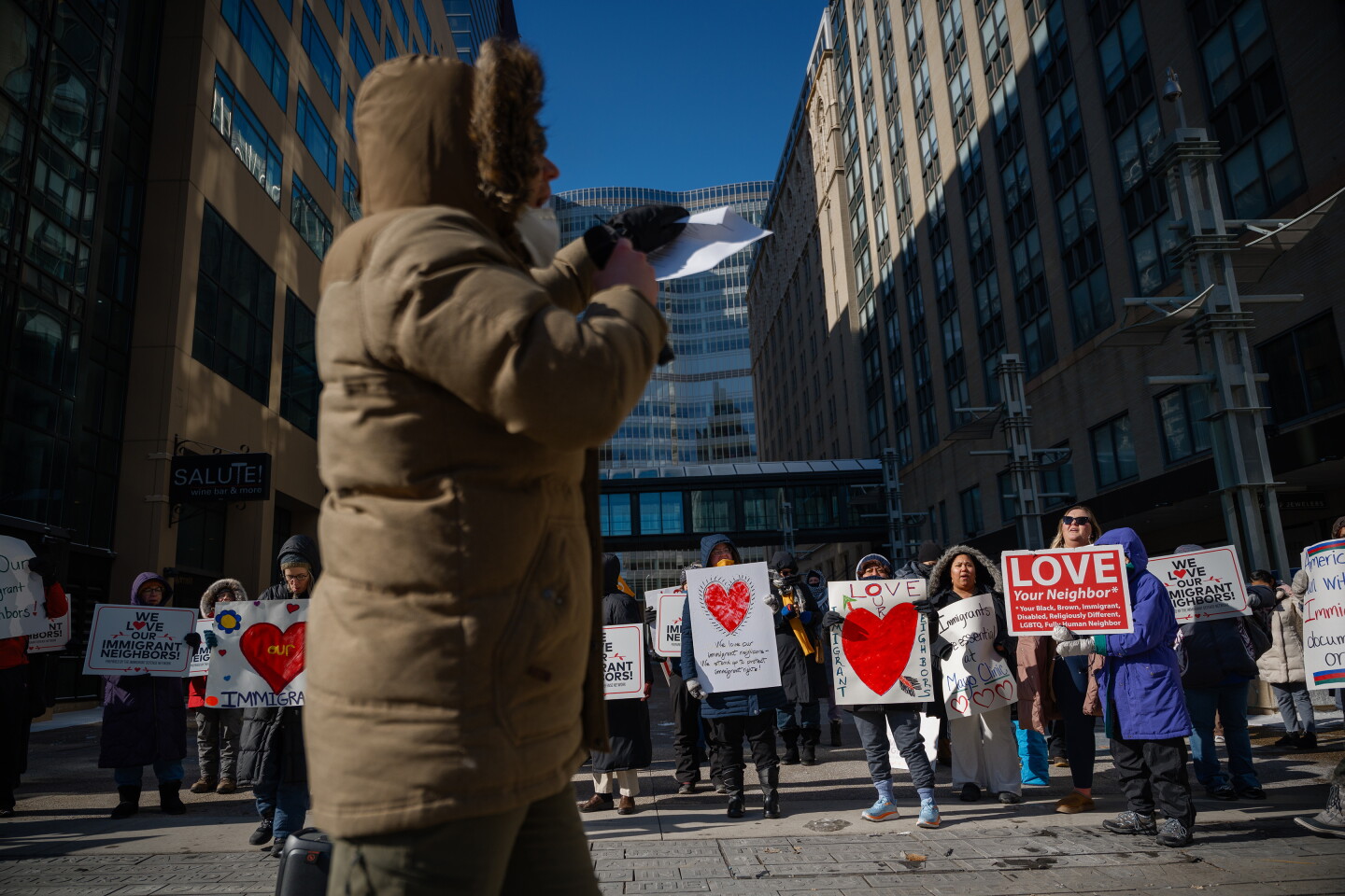 Ice Protst Photos: Demonstration against ICE actions in Rochester is held at Peace ...