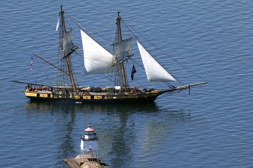 Tall ships.