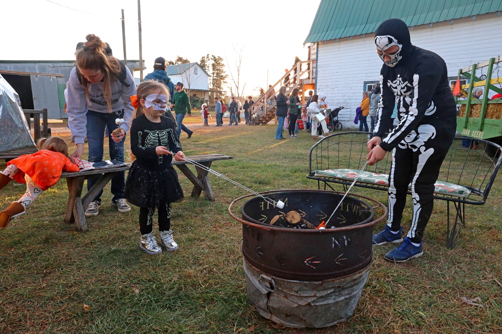 Nisswa Fire Department Haunted Barn and Hayrides on Saturday, Oct. 30, 2022, in Nisswa.