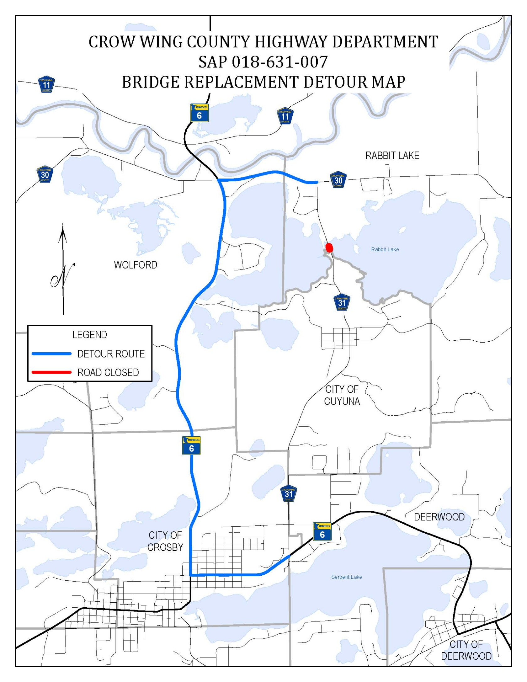 Crow Wing County Highway 31 bridge replacement begins July 6 - Brainerd ...