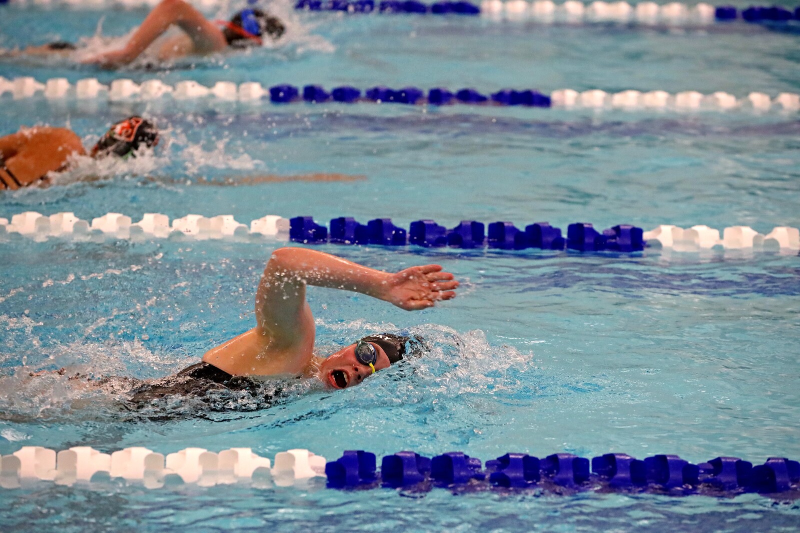 Brainerd girls swimming vs St. Cloud Tech on Thursday, Sept. 15, 2022, at Brainerd.