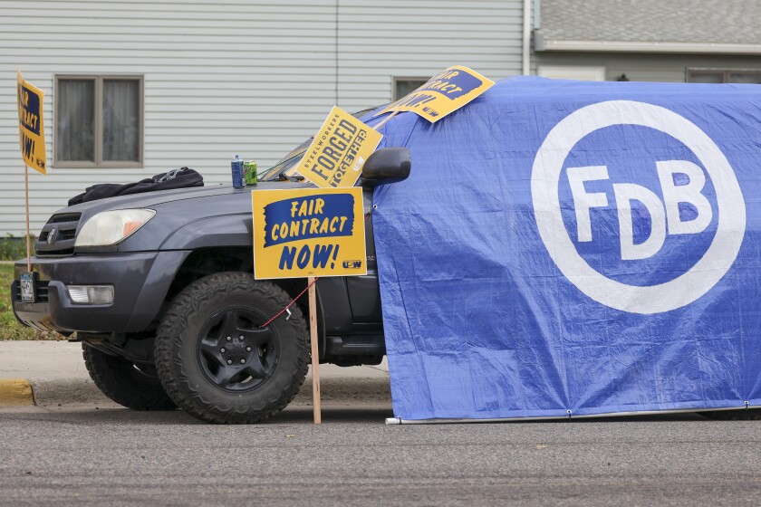 decorated vehicle during event in Keewatin