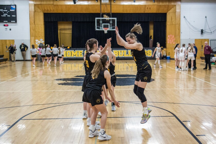 Plainview-Elgin-Millville, Dover-Eyota girls basketball