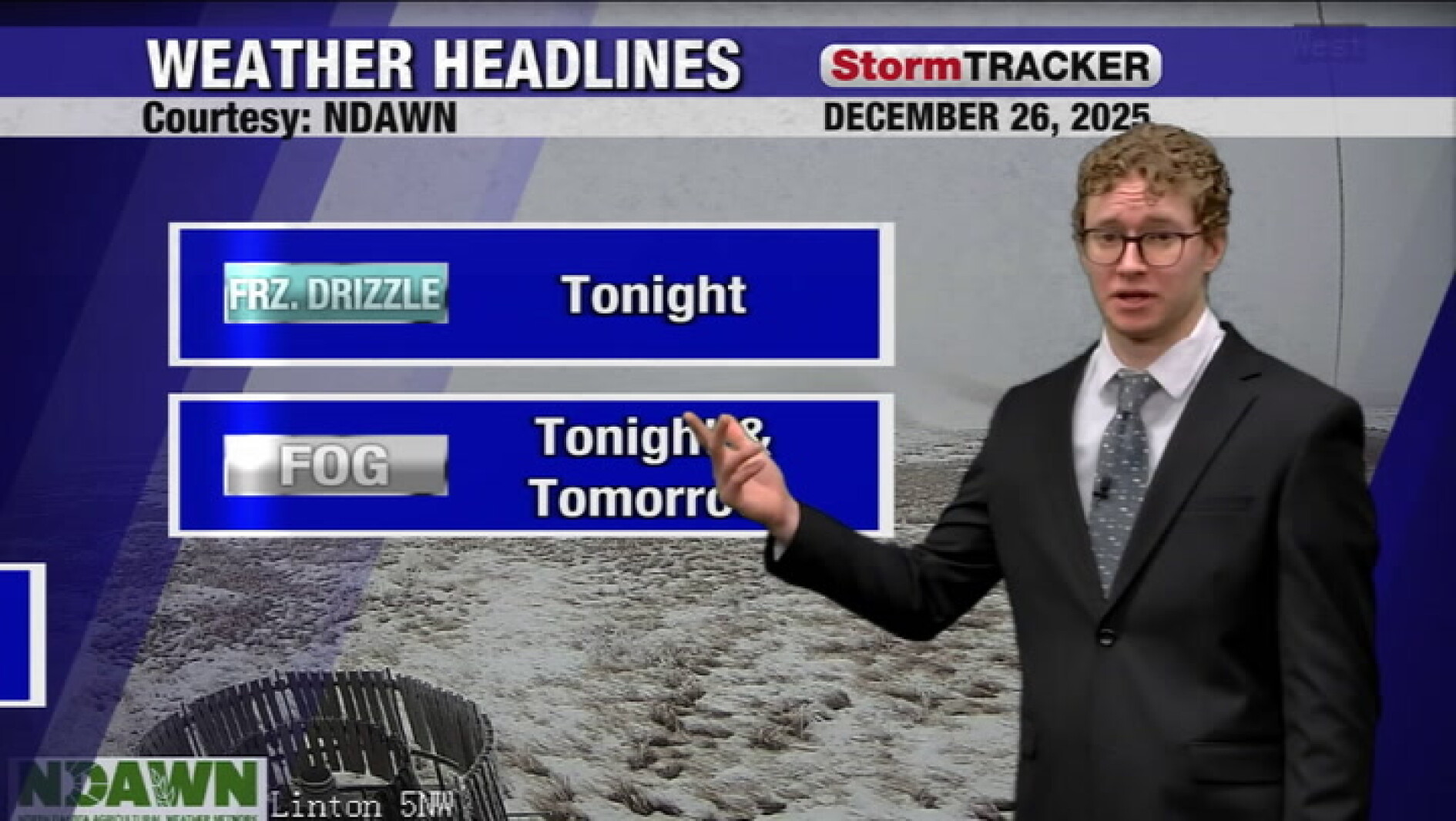 Tracking spotty freezing drizzle this evening before widespread fog ...