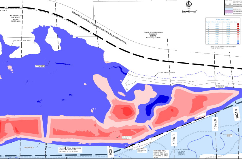 Idrn Compensatory Storage Example Rochester commission backs plan to elevate former golf course land ...