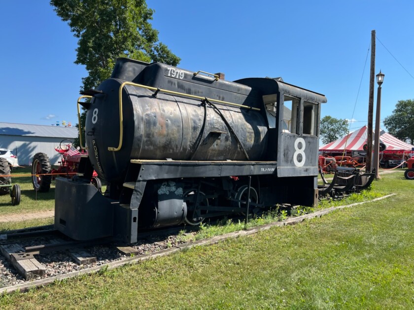 Locomotive engine on the Crow Wing County Fairground
