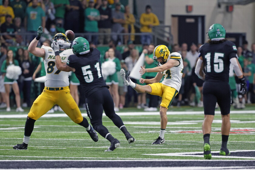 Bison 2022 football depth chart preview Punter InForum Fargo