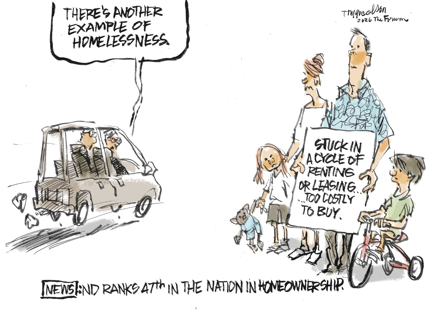 Trygve Olson cartoon: Ownershipless