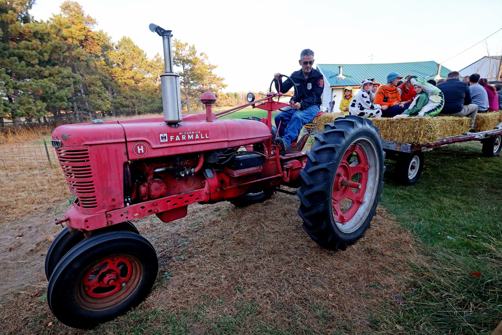 Nisswa Fire Department Haunted Barn and Hayrides on Saturday, Oct. 30, 2022, in Nisswa.