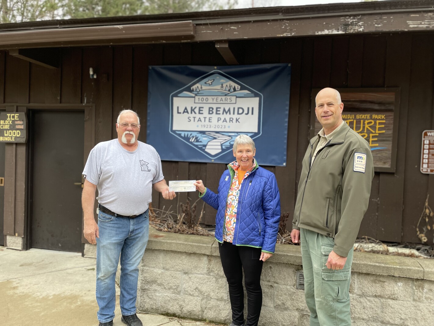 North Country Snowmobile Club donates to Lake Bemidji State Park #39 s North Country Snowmobile Club donates to Lake Bemidji State Park #39 s