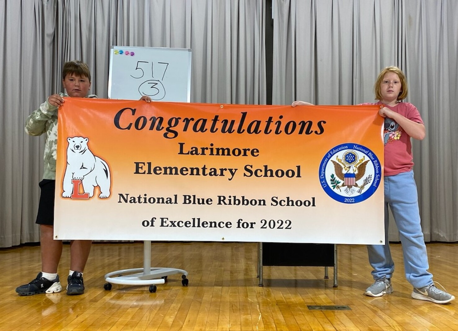 Larimore Elementary School earns National Blue Ribbon status Grand