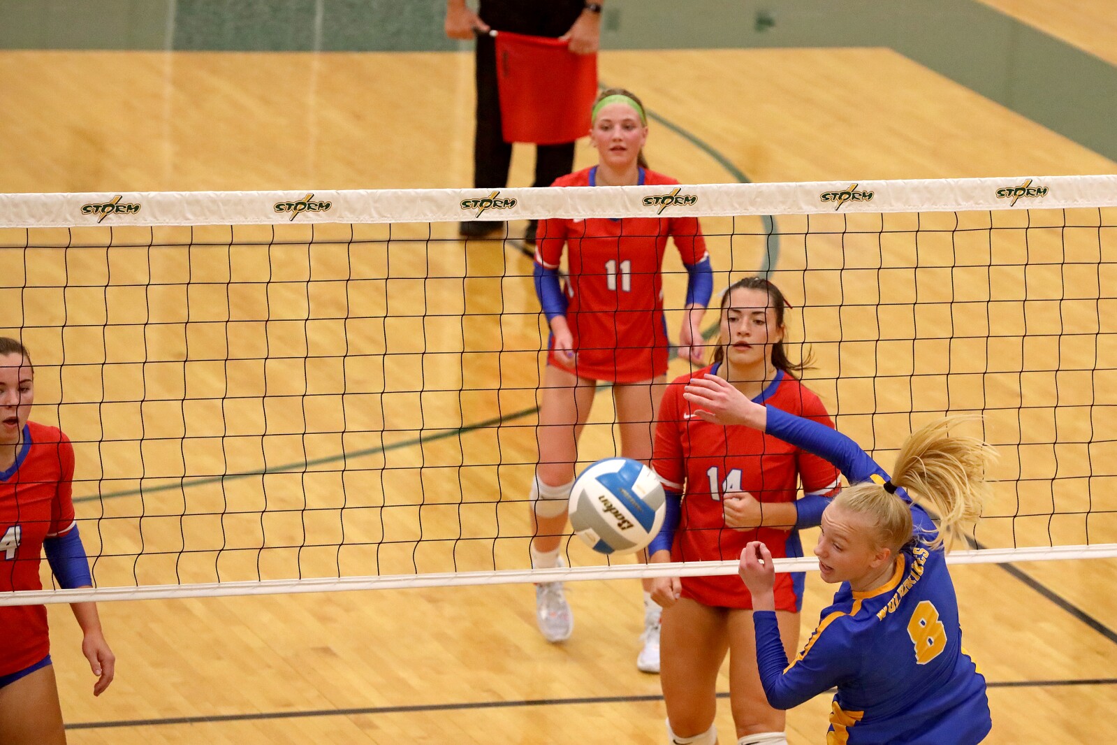 Pequot Lakes vs Wadena-Deer Creek Volleyball on Thursday, Nov. 3, 2022, in Sauk Rapids.
