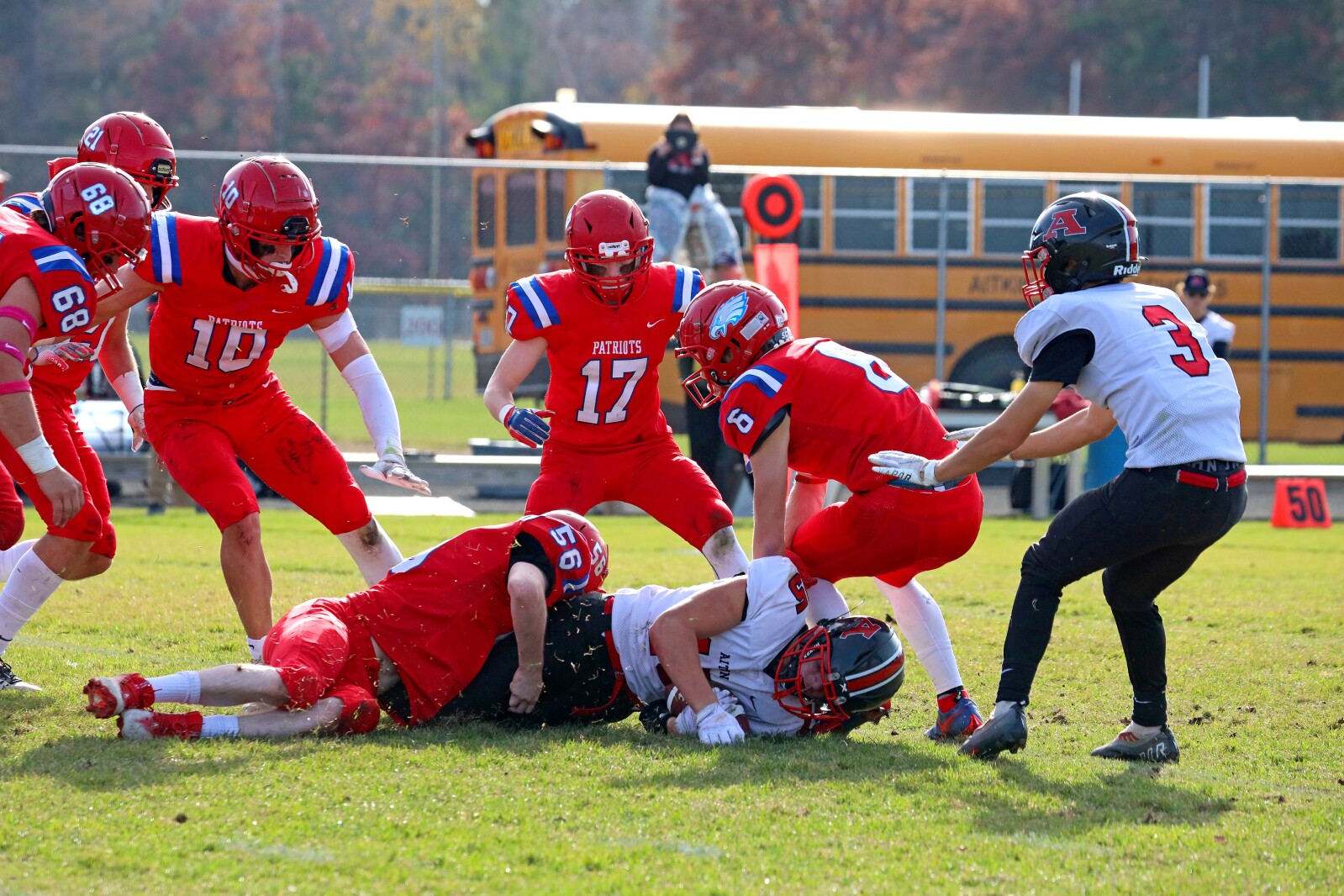 Pequot Lakes against Aitkin Football on Saturday, Oct. 29, 2022, at Pequot Lakes.