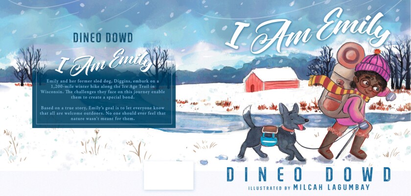 Children's book "I Am Emily" cover and back cover