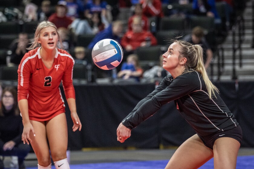 Cannon Falls, Pequot Lakes Class AA Championship volleyball