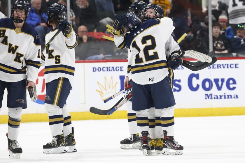 Hermantown scores early to advance to Class A semifinal against New Prague at Xcel Energy Center