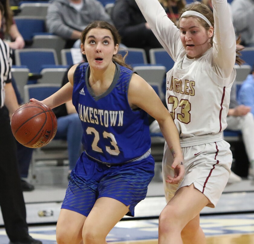 jhs girls hoops state 23 vs davies 33 031221