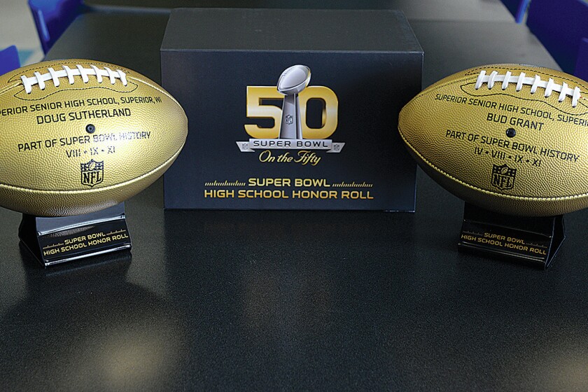 Bud Grant, Doug Sutherland to speak at Superior High School