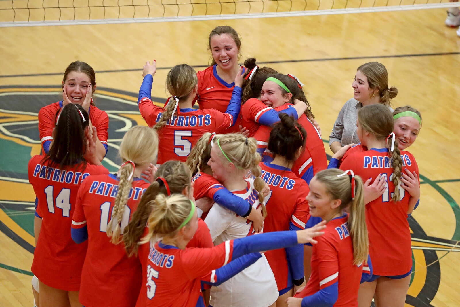 Pequot Lakes against St. Cloud Cathedral on Saturday, Nov. 5, 2022, during the Section 6-2A Final at Sauk Rapids.