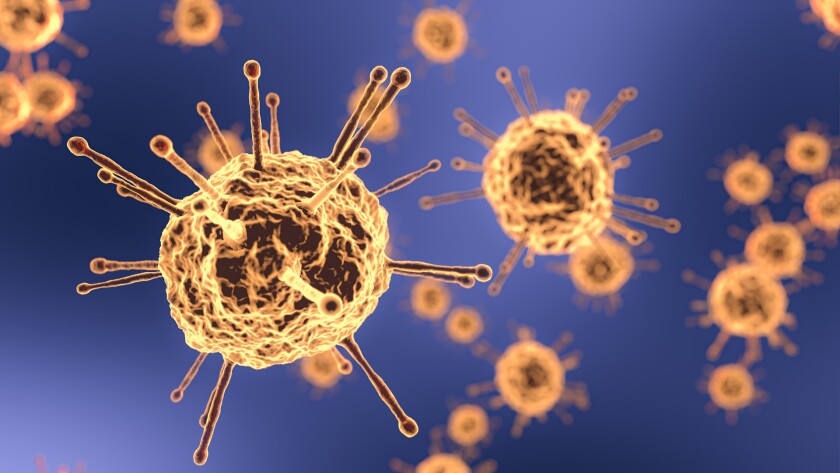 Coronavirus art graphic