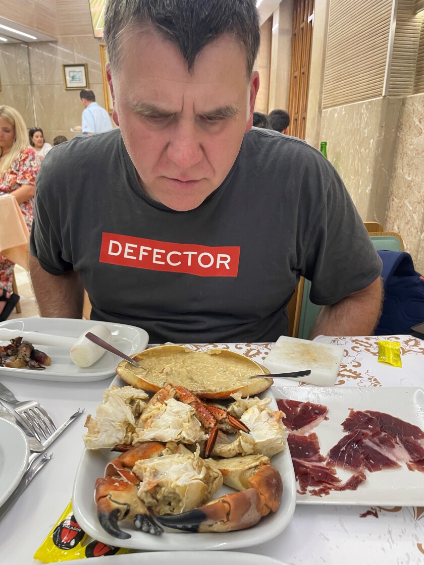 Pratos da Cervejaria Ramiro em Lisboa, Portugal.