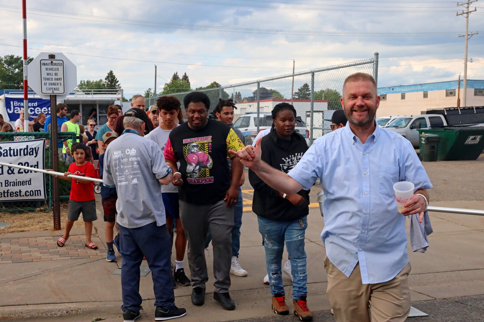 People enjoy the Cub Foods Ribfest during Brainerd Jaycees Street Fest on Saturday, July 23, 2022, in downtown Brainerd.