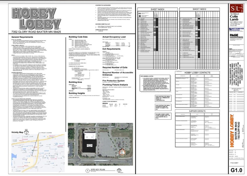 Permit information on Hobby Lobby