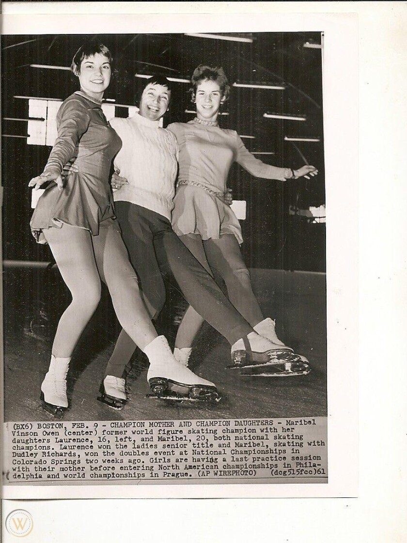 In 1961, the U.S. lost its entire national figure skating team in a