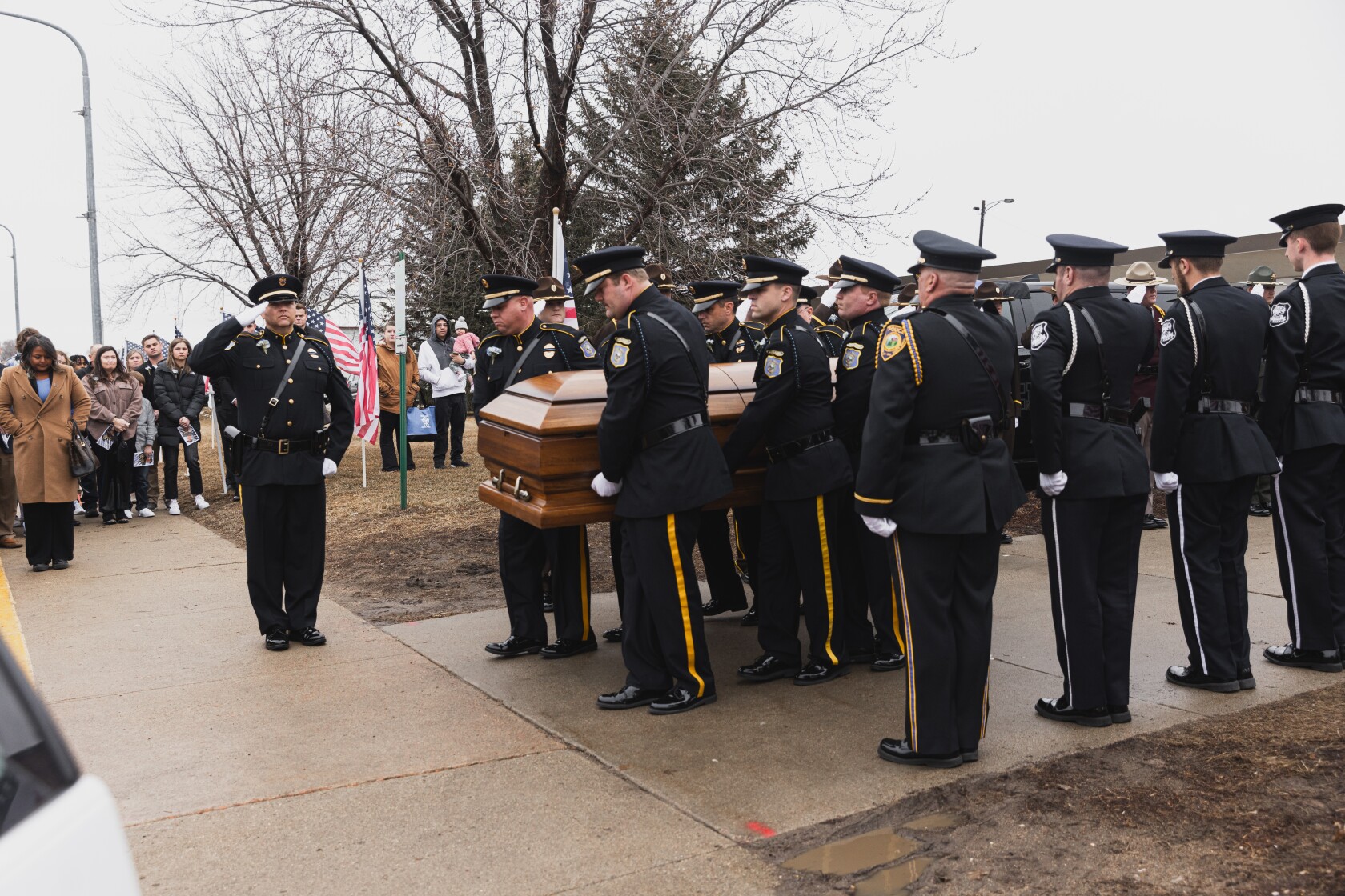 PHOTOS: Officers pay respects to Moody County deputy sheriff Ken Prorok ...