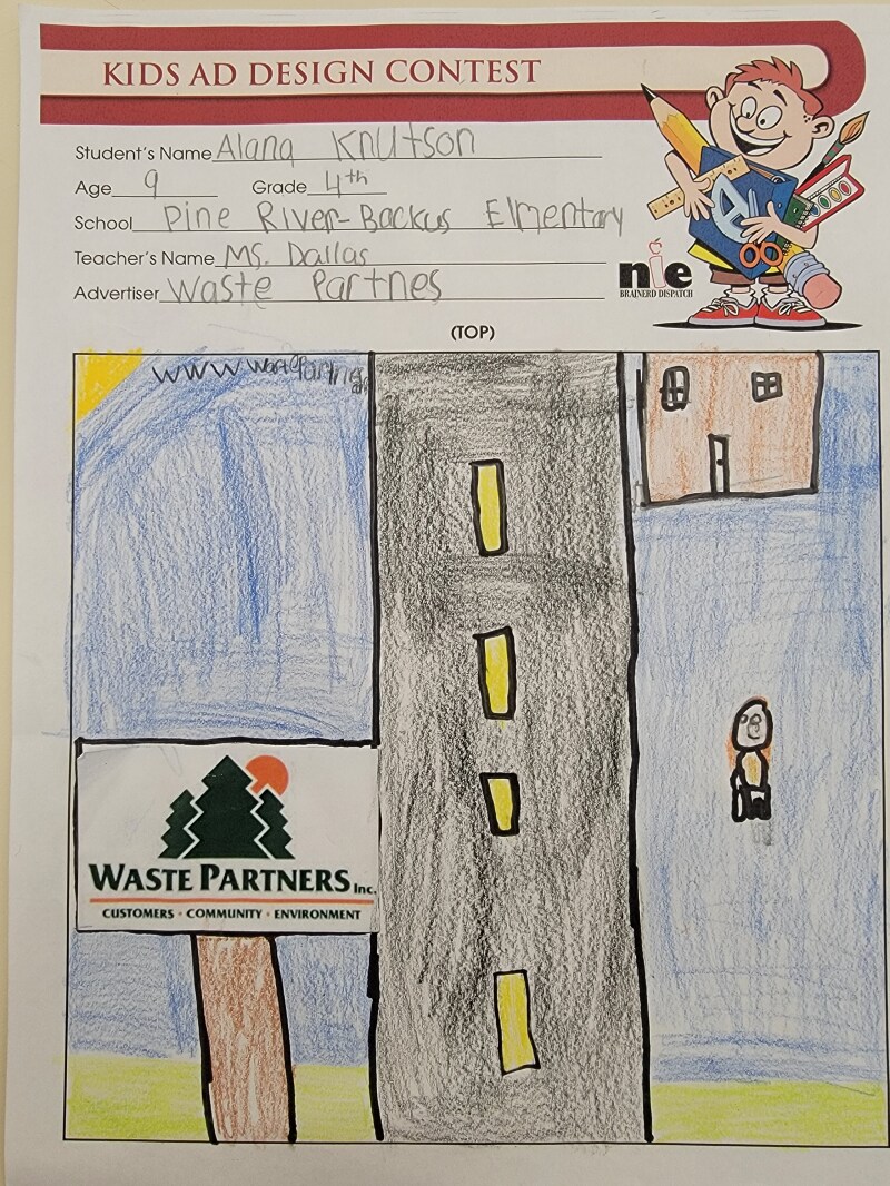 Pine River-Backus Elementary School - Ms Dallas' 4th Grade Class