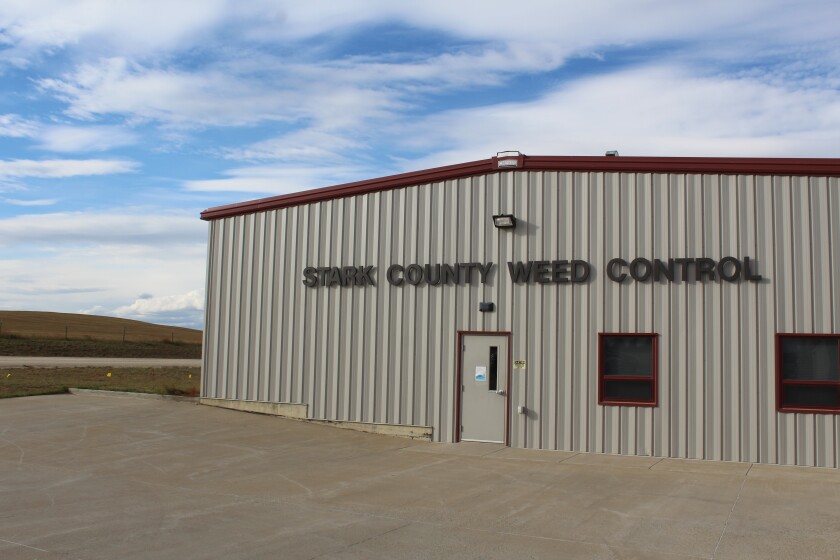 Stark County Weed Control offices. (James Miller / The Dickinson Press)