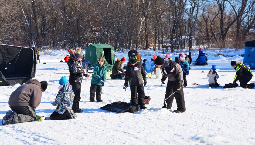 Take a Kid Ice Fishing Event/ Lowell Anderson/Alex Echo Press article :  r/AlexandriaMN