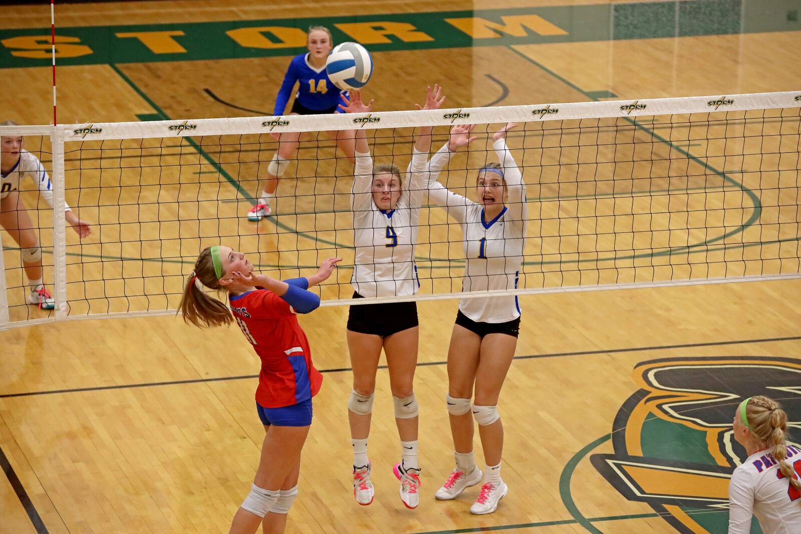 Pequot Lakes against St. Cloud Cathedral on Saturday, Nov. 5, 2022, during the Section 6-2A Final at Sauk Rapids.