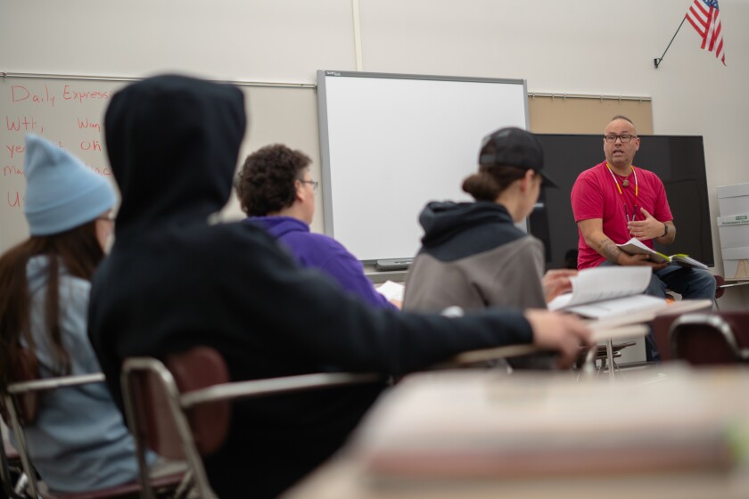 Red Wing High School Dakota Language Class