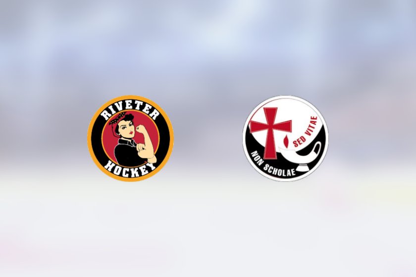 Two Rivers/St. Paul Riveters score twice in the third to beat