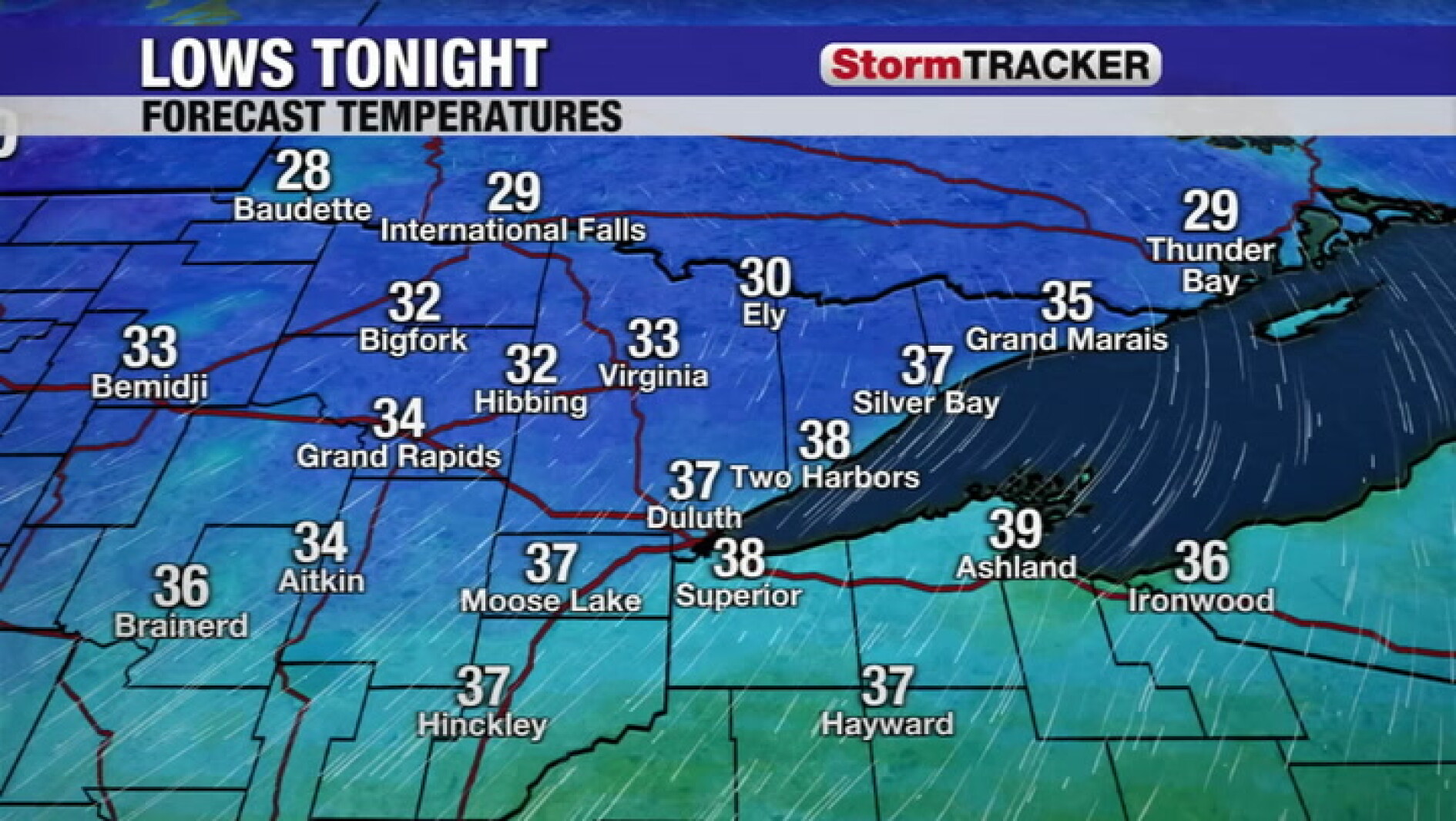 Tracking showers moving in tonight, and who may see a wet flake by ...