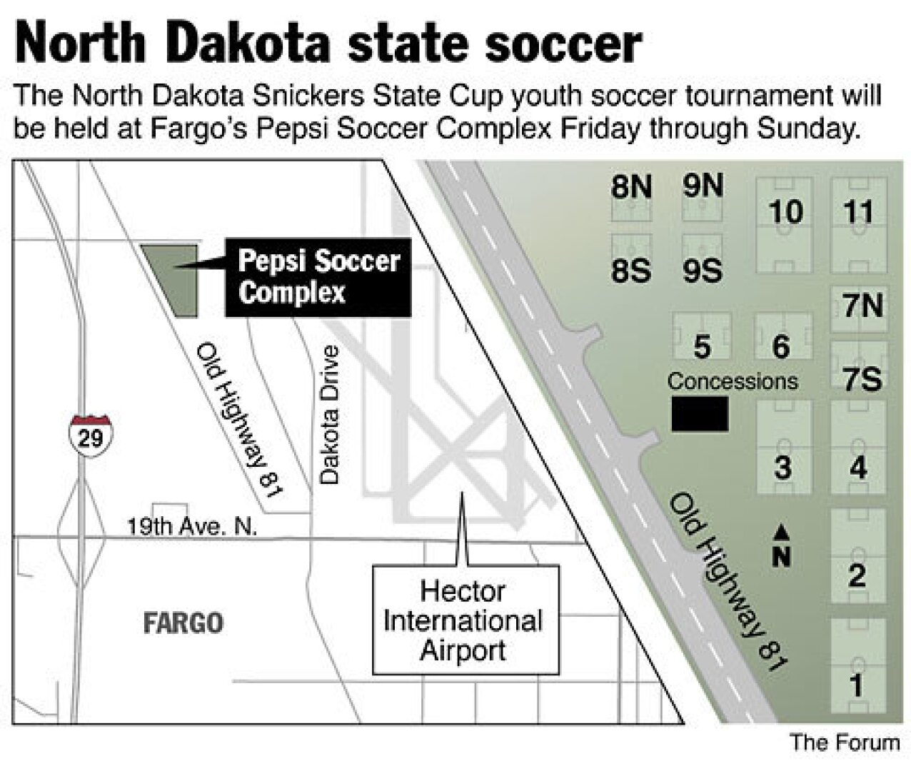 N.D. Snickers State Cup soccer pairings InForum Fargo, Moorhead and